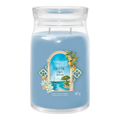 Yankee Candle Duftkerze - Azure Sky - großes Glas