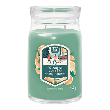 Yankee Candle Duftkerze - Holiday Winterfest, großes Glas