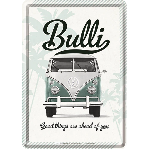 Nostalgic-Art Blechpostkarte VW Bulli - Good Things