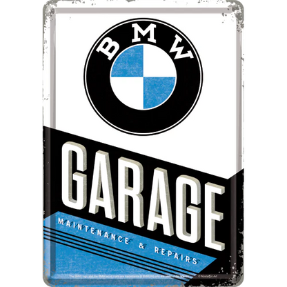 Nostalgic-Art Blechpostkarte BMW Garage