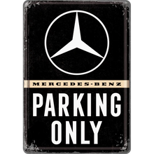 Nostalgic-Art Blechpostkarte Mercedes Benz Parking Only