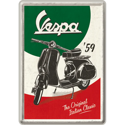 Nostalgic-Art Blechpostkarte Vespa - The Italian Classic