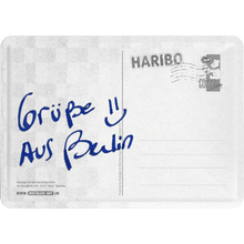 Nostalgic-Art Blechpostkarte HARIBO - Happy Bearsday, Rückseite