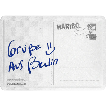Nostalgic-Art Blechpostkarte HARIBO - Happy Bearsday, Rückseite