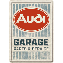 Nostalgic-Art Blechpostkarte AUDI Garage
