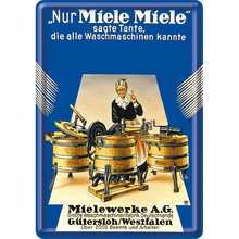 Nostalgic-Art Blechpostkarte Miele