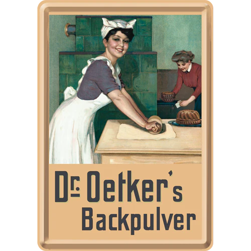 Nostalgic-Art Blechpostkarte Dr. Oetker - Bäckerin