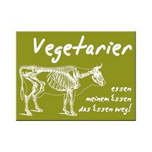Nostalgic-Art Blechmagnet - Vegetarier
