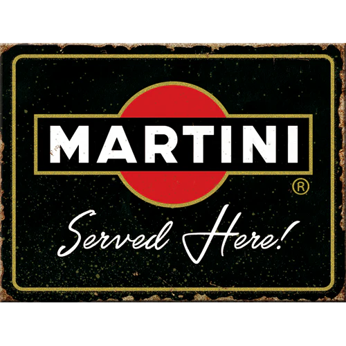 Nostalgic-Art Blechmagnet - Martini Served Here