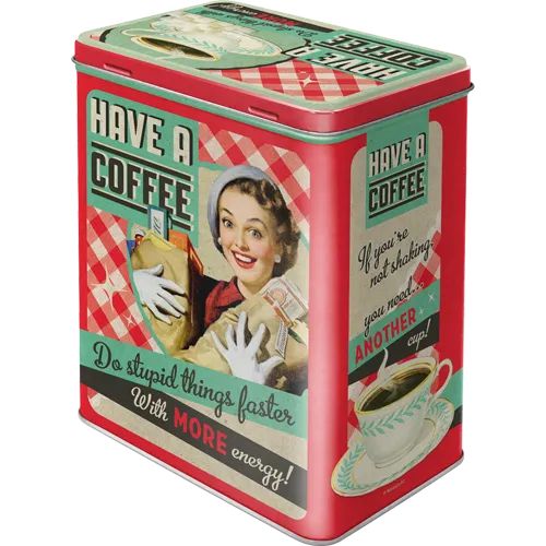 Nostalgic-Art Blechdose - Coffee, Rückseite