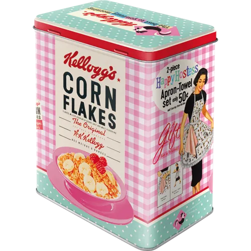 Nostalgic-Art Blechdose - Kelloggs Cornflakes, Rückseite
