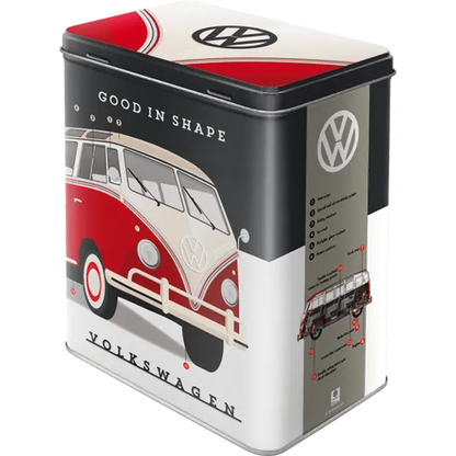 Nostalgic-Art Blechdose - VW Bulli Good Shape, Rückseite