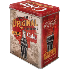 Nostalgic-Art Blechdose Coca Cola -The Original, Rückseite
