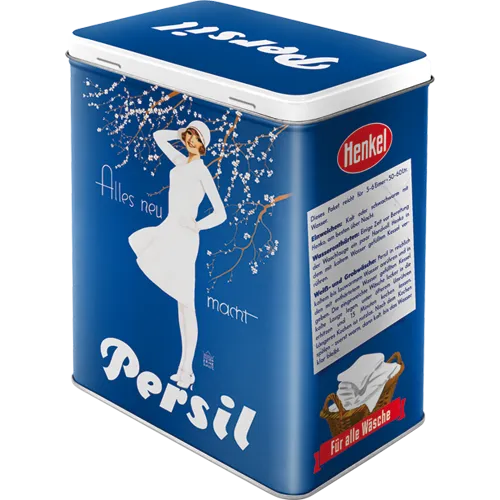 Nostalgic-Art Blechdose Persil - Weiße Dame, blau - Rückseite