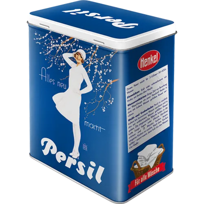 Nostalgic-Art Blechdose Persil - Weiße Dame, blau - Rückseite