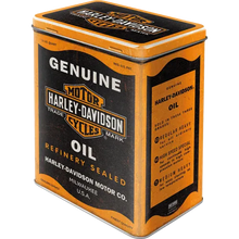 Nostalgic-Art Blechdose - Harley Davidson Genuine Oil, Vorderseite