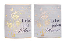 Dekoleuchte "Pusteblume" aus Papier