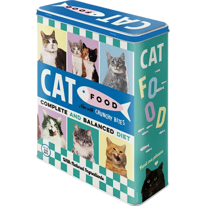 Nostalgic-Art Blechdose Cat Food, Rückseite
