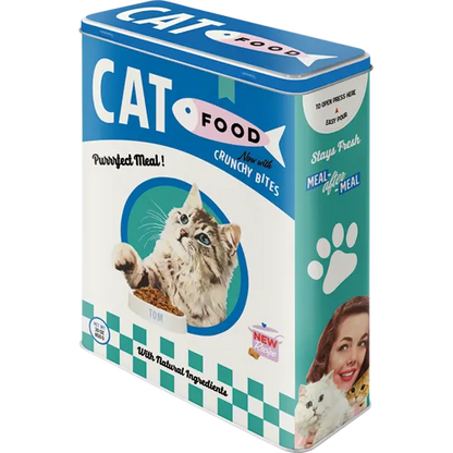 Nostalgic-Art Blechdose Cat Food, Vorderseite
