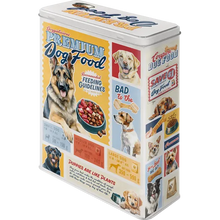 Nostalgic-Art XL Blechdose Dog Food, Rückseite