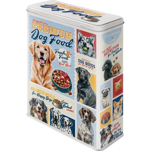 Nostalgic-Art XL Blechdose Dog Food, Vorderseite