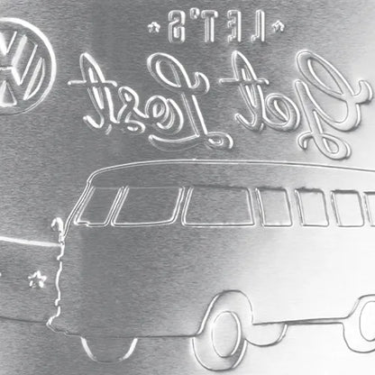Nostalgic-Art Blechdose VW Bulli - Get Lost, Flach, Prägung von Innen