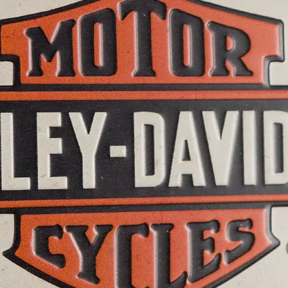Nostalgic-Art Blechdose Harley-Davidson, Flach - Prägung im Detail