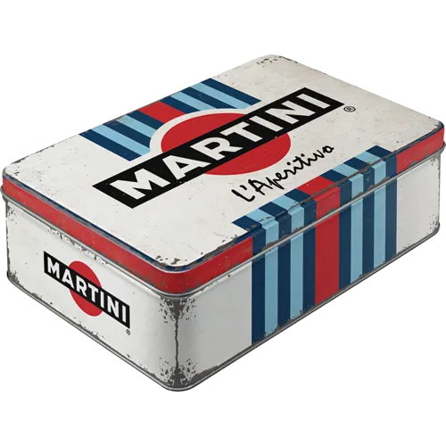 Nostalgic-Art Blechdose Martini Racing Stripes, Flach