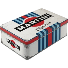 Nostalgic-Art Blechdose Martini Racing Stripes, Flach