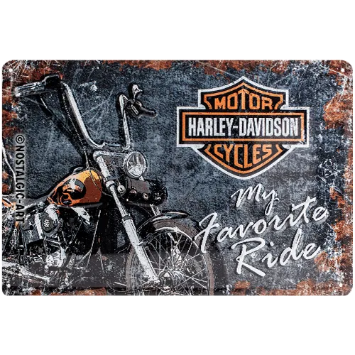 Nostalgic-Art Blechschild Harley-Davidson - Favourite Ride , 20x30 cm