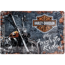 Nostalgic-Art Blechschild Harley-Davidson - Favourite Ride , 20x30 cm