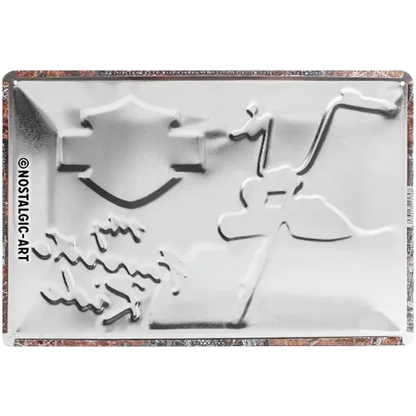 Nostalgic-Art Blechschild Harley-Davidson - Favourite Ride , 20x30 cm, Rückseite