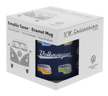 VW T1 Bus Emaille Tasse "Bulli Parade" Geschenkbox
