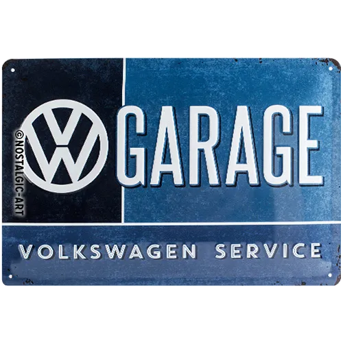 Nostalgic-Art Blechschild VW Garage, 20x30 cm