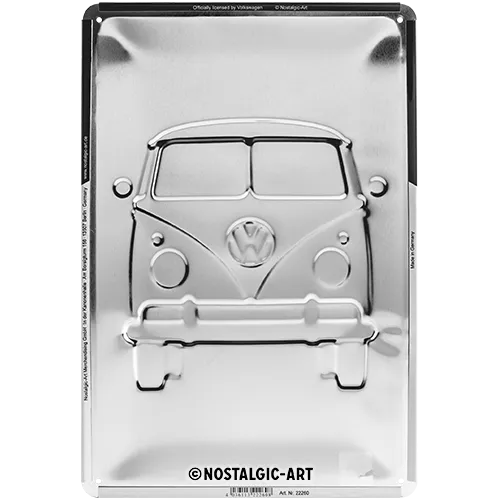 Nostalgic-Art Blechschild VW Good in Shape, 20x30 cm, Rückseite