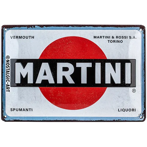 Nostalgic-Art Blechschild Martini Logo, 20x30 cm