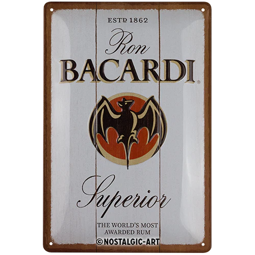 Nostalgic-Art Blechschild Bacardi, 20x30 cm *