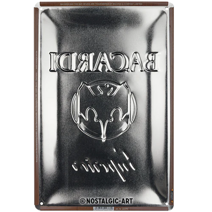 Nostalgic-Art Blechschild Bacardi, 20x30 cm *, Rückseite
