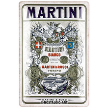 Nostalgic-Art Blechschild Martini Bianco Vermouth, 20x30 cm