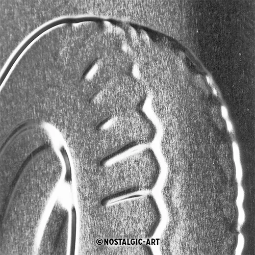 Nostalgic-Art Blechschild Michelin Tyres, 20x30 cm, Prägung von der Rückseite aus