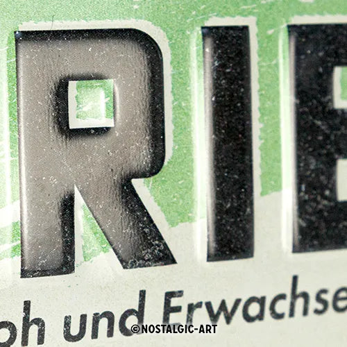 Nostalgic-Art Blechschild Haribo Packung, 20x30 cm, Prägung im Detail