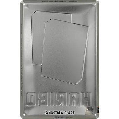 Nostalgic-Art Blechschild Haribo Packung, 20x30 cm, Rückseite