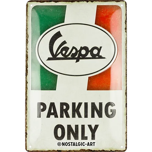 Nostalgic-Art Blechschild Vespa Parking Only, 20x30 cm