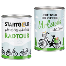 Spardose "Fahrradliebe" mit Spruch