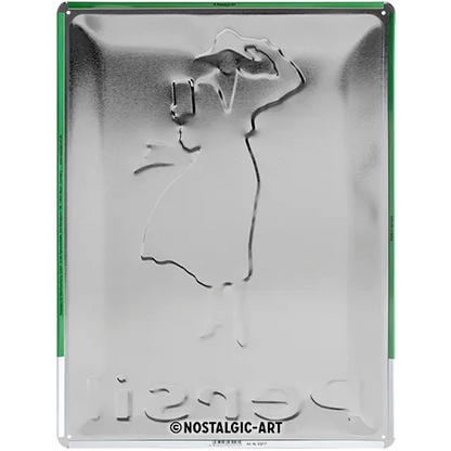 Nostalgic-Art Blechschild Persil Weiße Dame, 30x40 cm , Rückseite