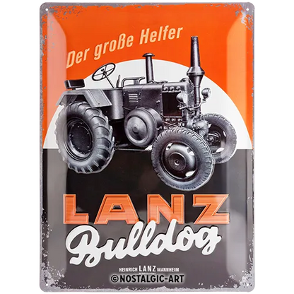 Nostalgic-Art Blechschild Lanz Bulldog, 30x40 cm