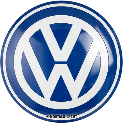 Nostalgic-Art Blechschild VW Logo, Ø 35cm