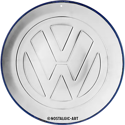 Nostalgic-Art Blechschild VW Logo, Ø 35cm