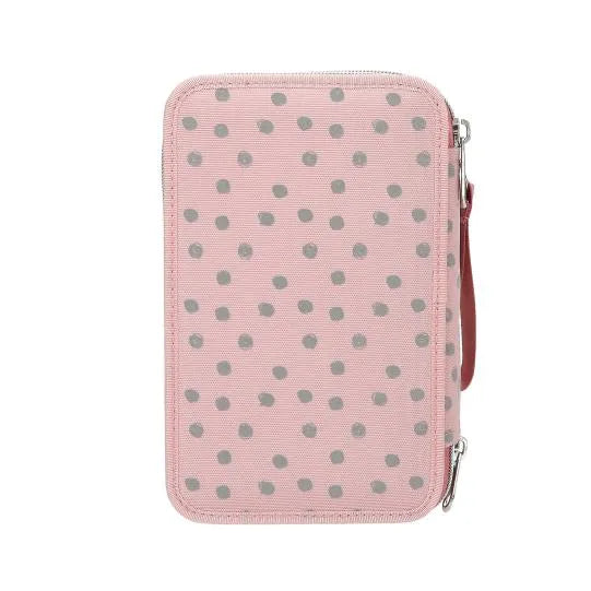 TOPModel 3-Fach Federtasche DOTS, Rückseite mit Punkten