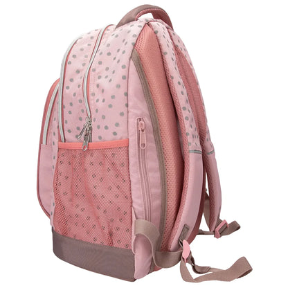 TOPModel Schulrucksack DOTS, Tasche auf der Rückseite
